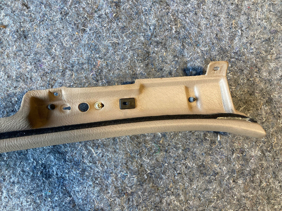 1986-1994 BMW 7 Series E32 Glove Box Lock Trim Latch Trim Tan InteriorOEM #1066M