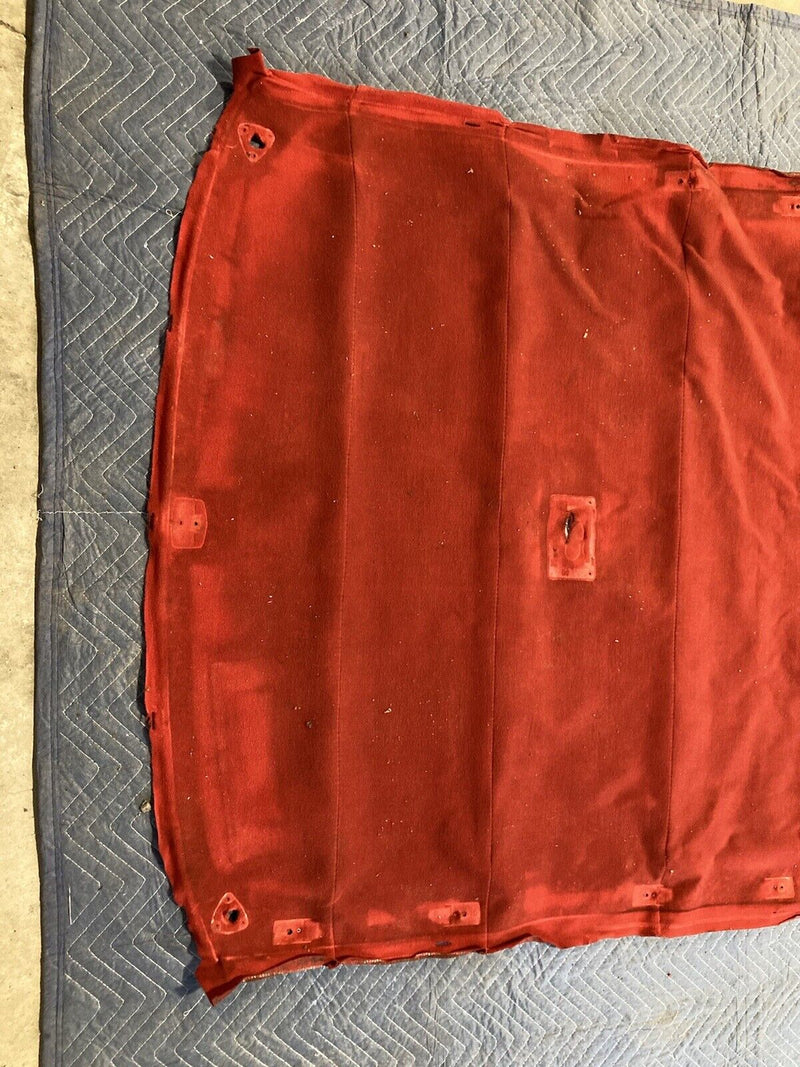 1976-1979 Cadillac Seville Ceiling Roof Headliner Red Cloth Sedan OEM #1742M