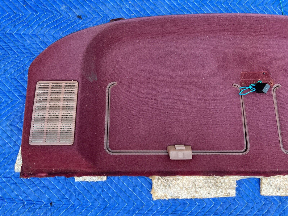 1979-1985 Mercedes 300SD W126 Maroon Parcel Shelf Rear Seat Panel OEM #317EM