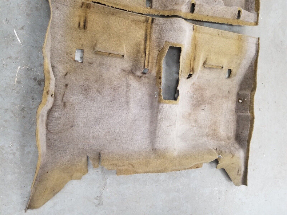 Volvo 240 244 245 Molded Carpet Set Tan Wagon Front & Rear Floor OEM #2678E