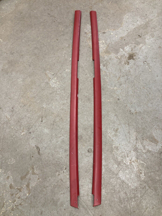 1976-1979 Cadillac Seville Headliner To Roof Trim Red Pair Left Right OEM #1832M