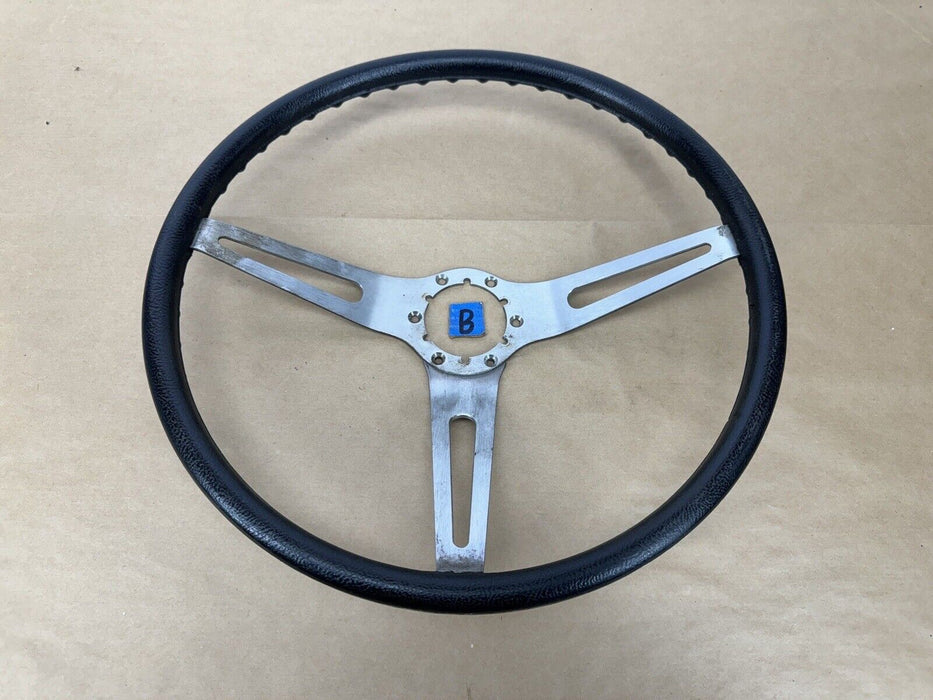 1968-1975 Corvette C3 15” Steering Wheel 3 Spoke Black OEM *NICE* #3242E