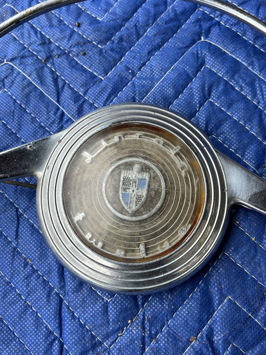 1941-1948 Lincoln 12 Twelve Continental Horn Ring Button Steering Wheel #841EM