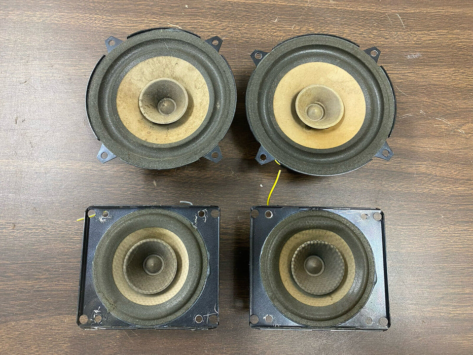 1986-1993 Volvo 240 244 245 Front & Rear Speaker Stereo Door Set Of 4 OEM #2986E