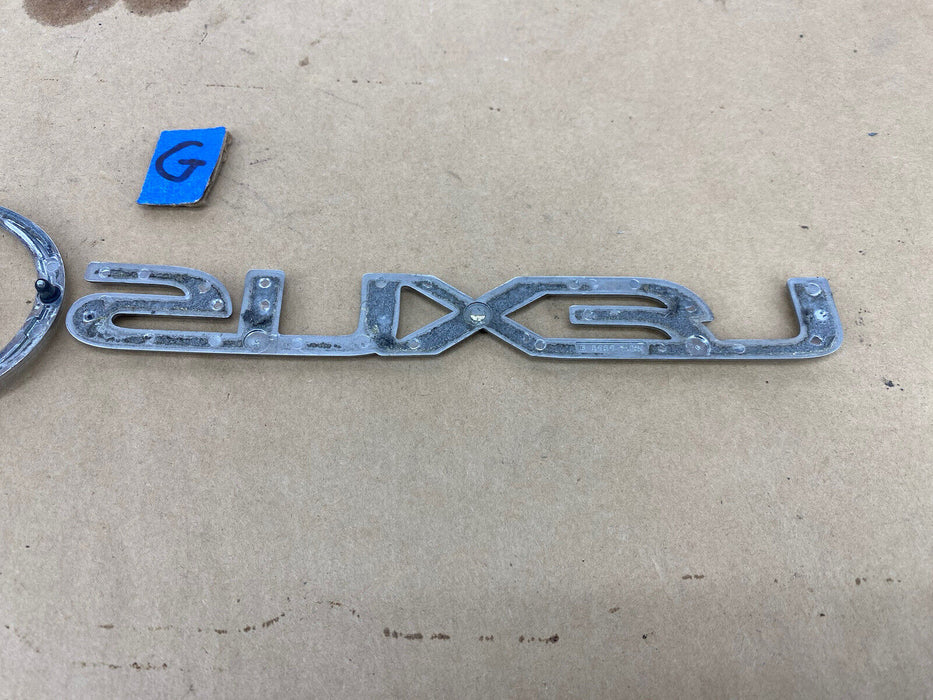 1997-2001 Lexus ES300 Rear Trunk Deck Lid Emblem Pair Logo Chrome OEM #2416E