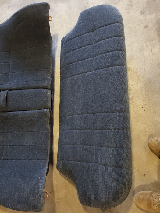 1986-1993 Volvo 240 242 244 Rear Upper & Lower Seat Cushion Set Charcoal #98AN