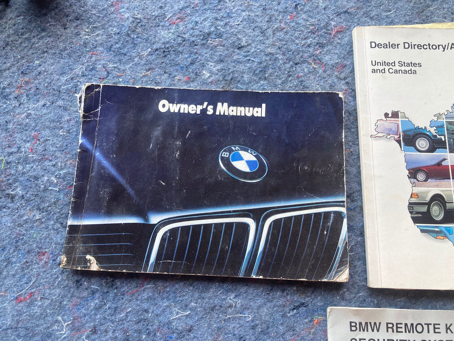 1986-1994 BMW 7 E32 740il Owners Manual Book OEM #1175M