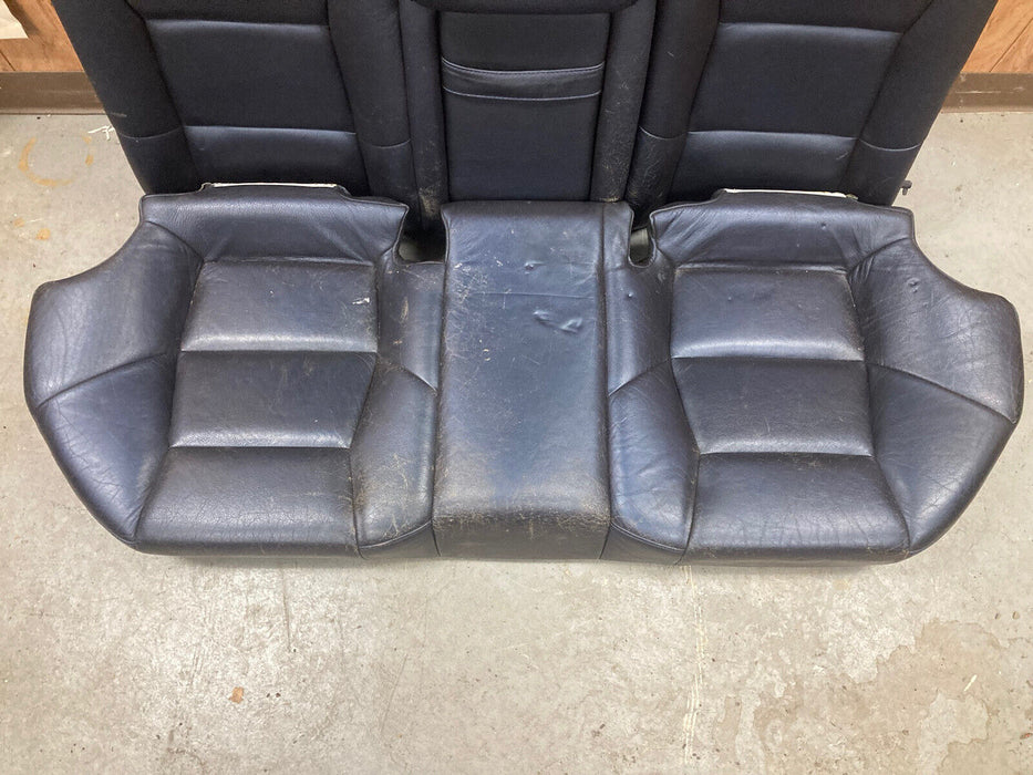 2005 2006 2007 Volvo S60R S60 Rear Seat Nordkap Blue Leather Back Bench #1409M