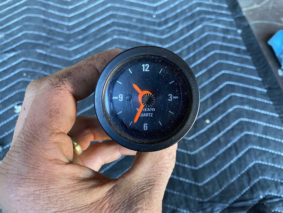 Volvo 240 242 244 245 Small Dash Clock Quartz Gauge 12V VDO 1188269 OEM #1794E