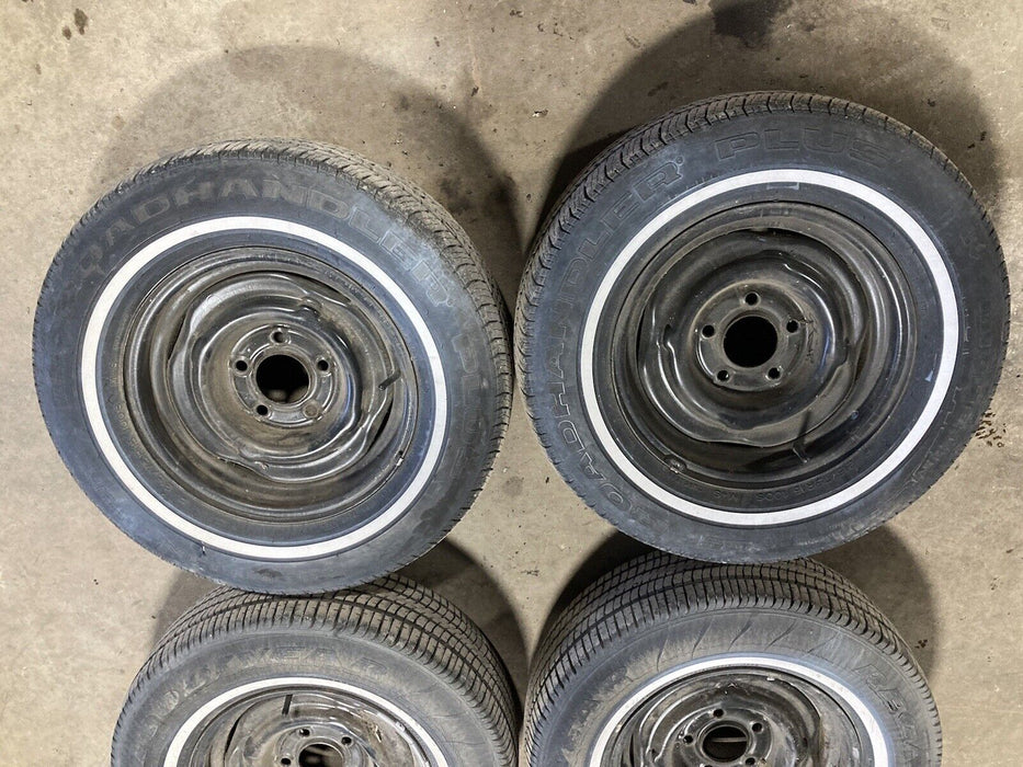 1976-1979 Cadillac Seville Set Of 4 Rims And Tires Wheels 15” R15 GM OEM #1848M