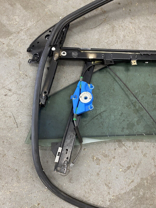 02-08 Audi A4 B6 Passenger Front Upper Door Frame & Window Tracking OEM #1532E