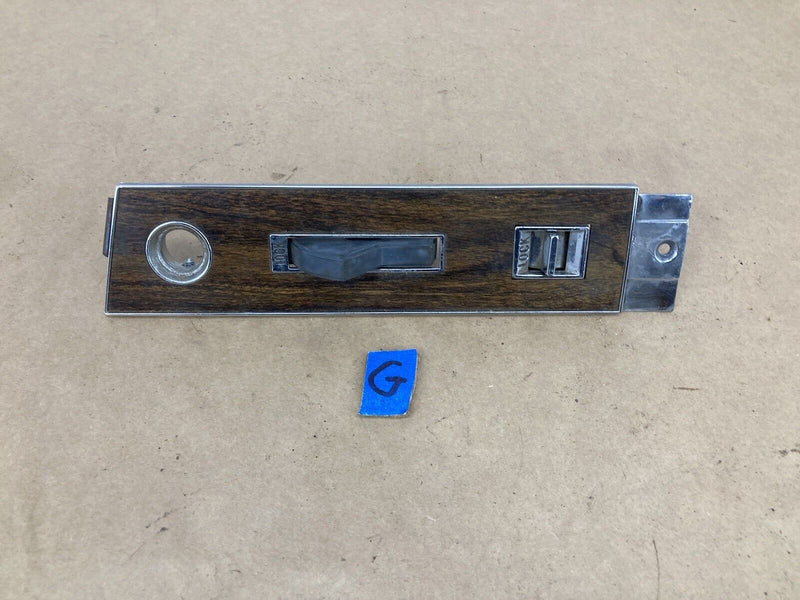 1976-1979 Cadillac Seville Power Lock Switch LH Front Wood Bezel GM OEM #1810M