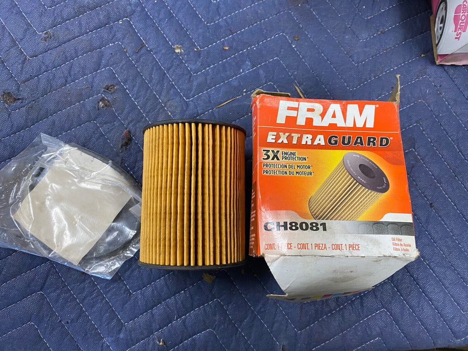 Engine Oil Filter Extra Guard Fram CH8081 Cartridge Filter BMW #2549E