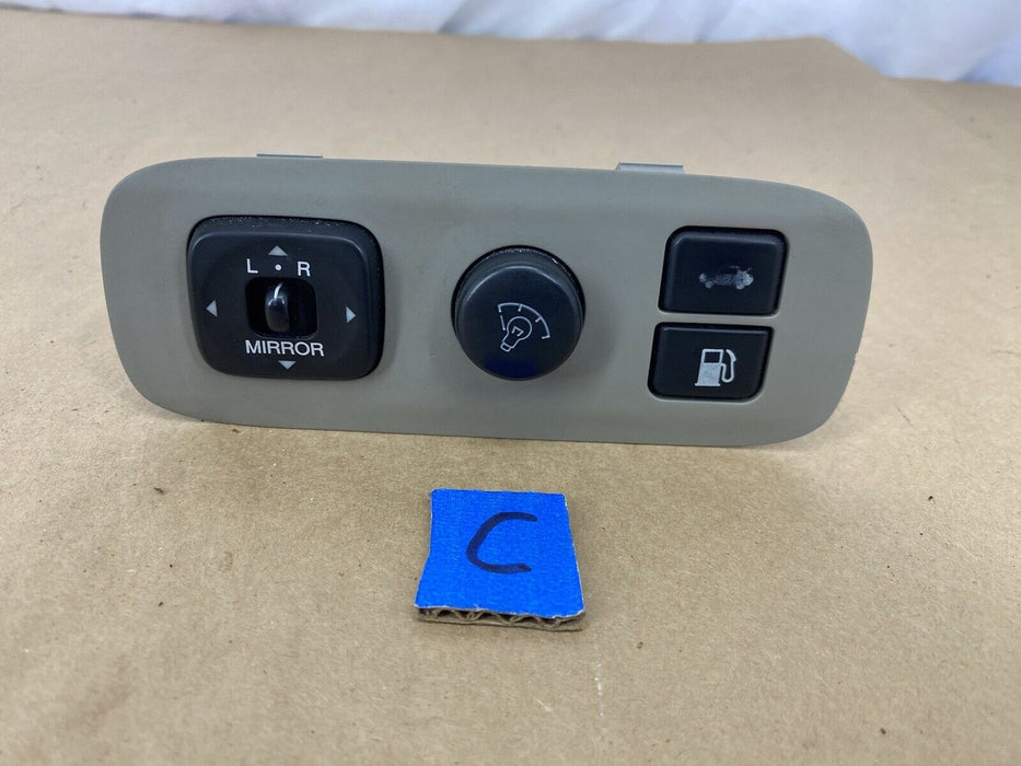 1997-2001 Lexus ES300 Power Mirror Dimmer Control Fuel Door Open Switch #2382E