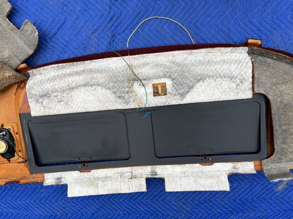 1979-1985 Mercedes 300SD W126 Maroon Parcel Shelf Rear Seat Panel OEM #317EM