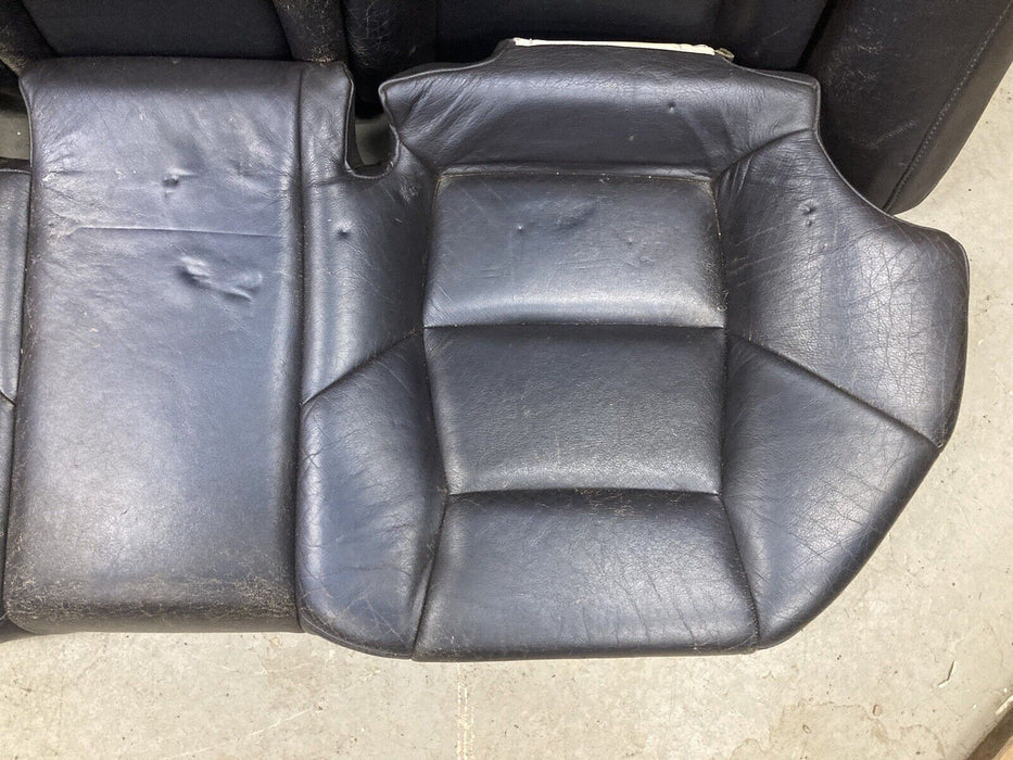 2005 2006 2007 Volvo S60R S60 Rear Seat Nordkap Blue Leather Back Bench #1409M