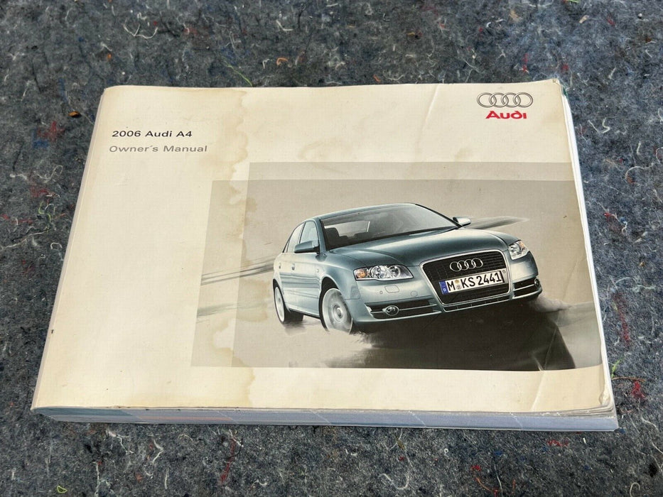 02-08 Audi A4 B6 Sedan Original Owner's Manual OEM #233EM