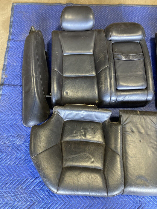 2004-2007 Volvo S60R S60 Rear Seat Black Bench Leather OEM #2833M