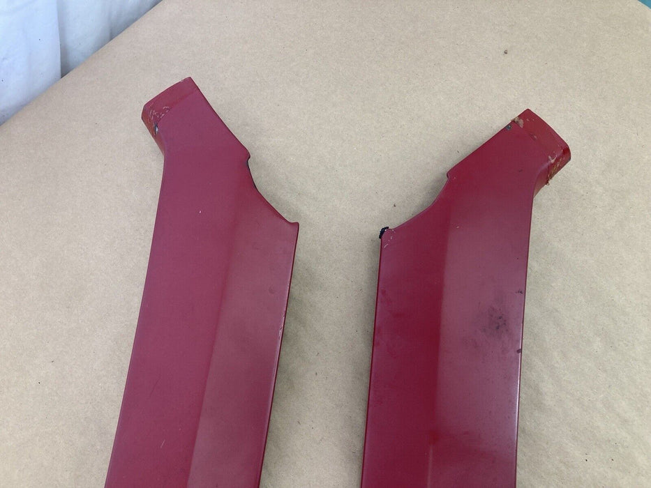 1976-1979 Cadillac Seville A Pillar Trim Pair LH RH Red Interior GM OEM #1816M