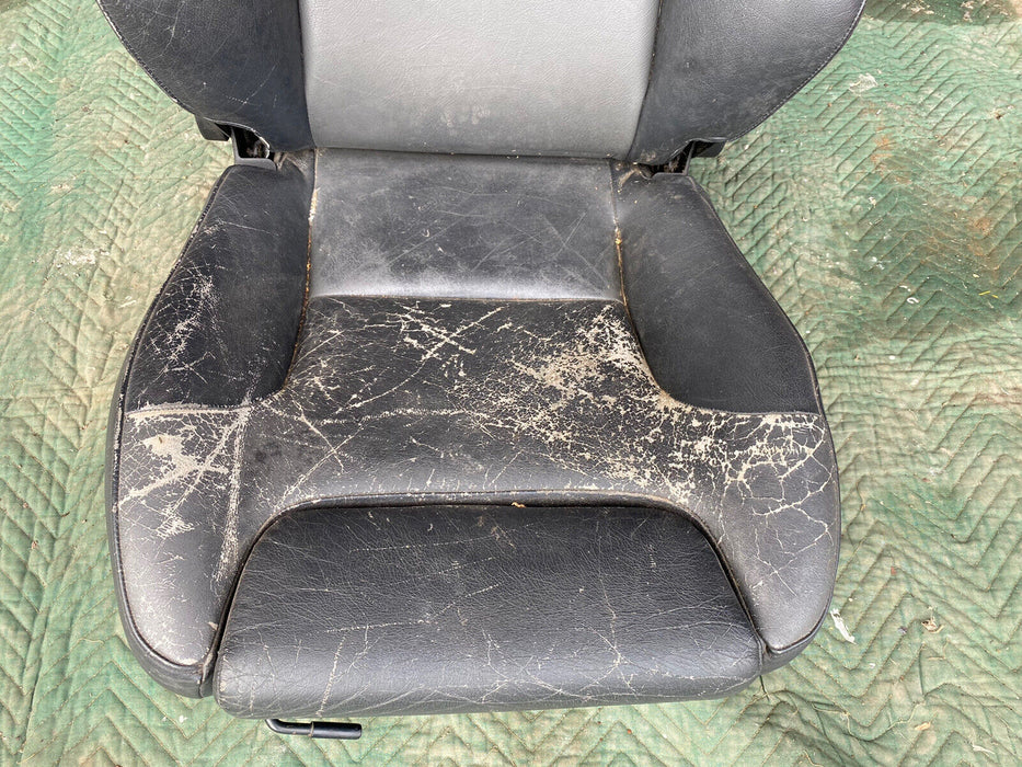 99-01 OEM Front Passenger Side Recaro Black Leather Seat ISUZU VEHICROSS #645E