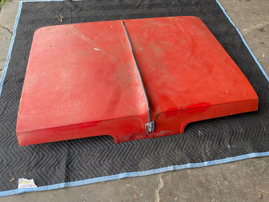 1961-1964 Buick Electra 225 Rear Deck Lid Trunk Panel Red w/Trim OEM #2958E