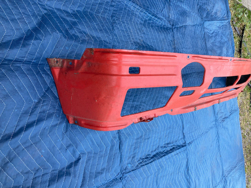 1982-1994 BMW E30 318i 325i Metal Bumper Red Valance Front Grille OEM #2340M