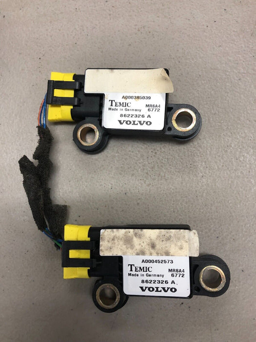 1998-2000 Volvo V70R S70 V70 Pair of Airbag Impact Sensors OEM 8622326 #4EM