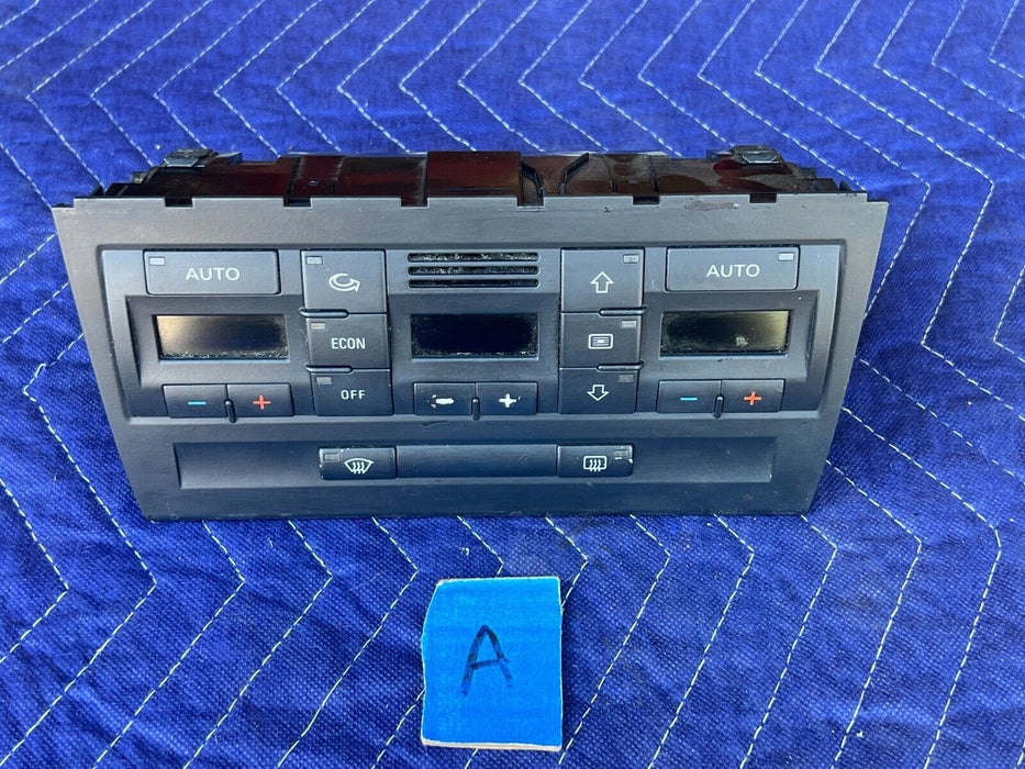 2003-2009 Audi S4 B6 B7 8E Temp A/C Climate Control Console 8E0820043 OEM #641EM