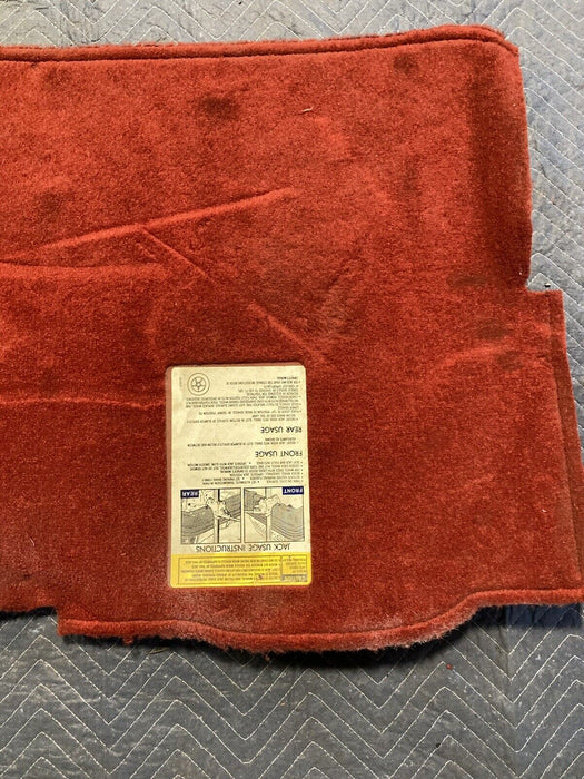 1976-1979 Cadillac Seville Trunk Liner Carpet Red Cover Floor Rear OEM #1751M