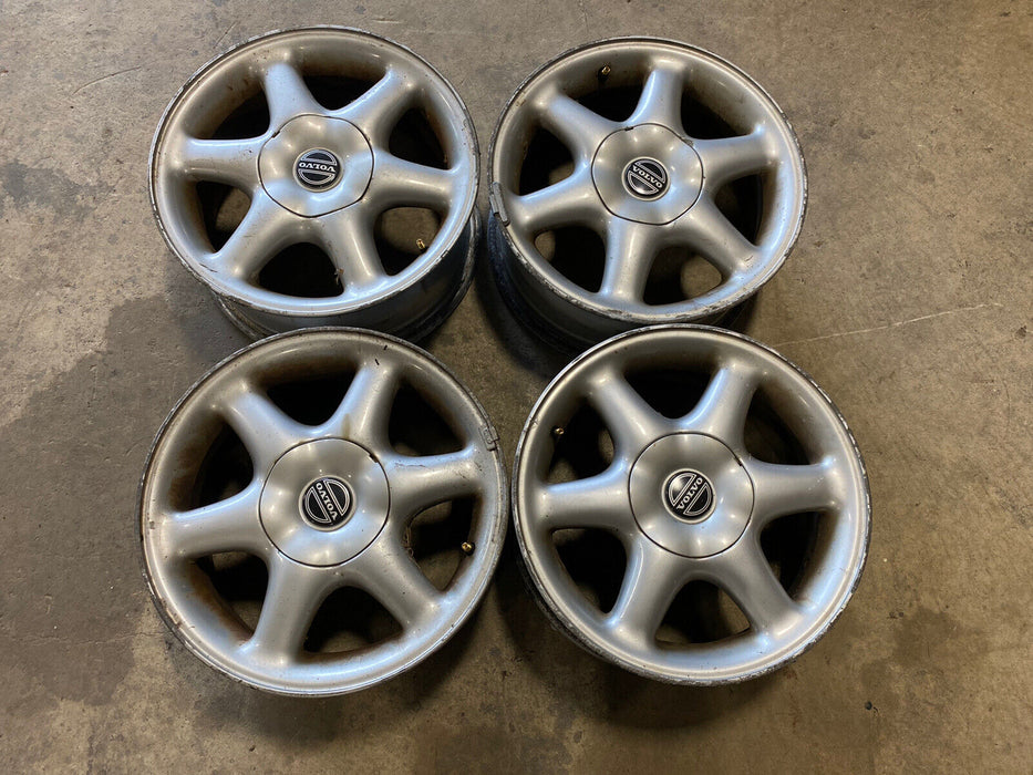 Volvo 850 V70 S70 Set Of 4 Cetus Rims Wheels 9140545 6.5Jx15x43 OEM #1269E