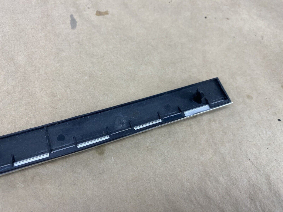 Volvo 240 244 245 Glove Box Door Trim Black & Chrome OEM Strip #2739E