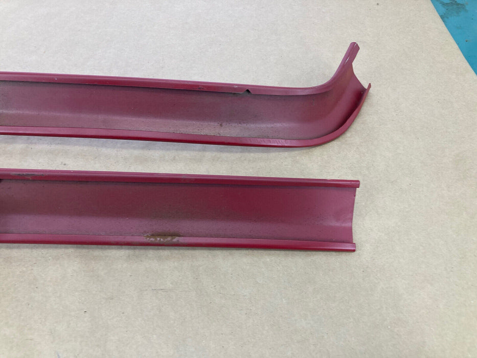 1976-1979 Cadillac Seville Windshield Upper Trim Red Pair Left Right OEM #1830M