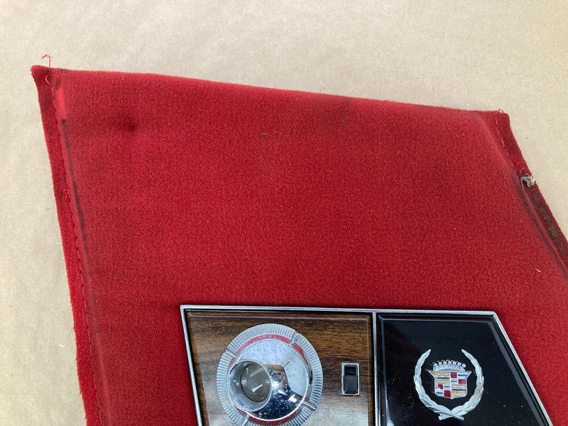 1976-1979 Cadillac Seville Right Red Sail Panel With Light Trim RH OEM #1791M