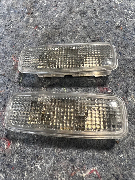 02-08 Audi A4 B6 Sedan Pair Vanity Map Sun Visor Lights 400947105A OEM #182EM