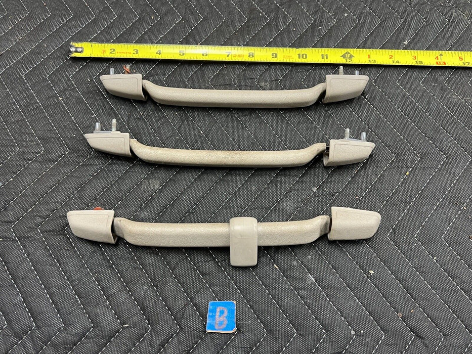 1995-1998 Acura TL Tan Right & Left Front & Rear Roof Grab Handles OEM #784EM