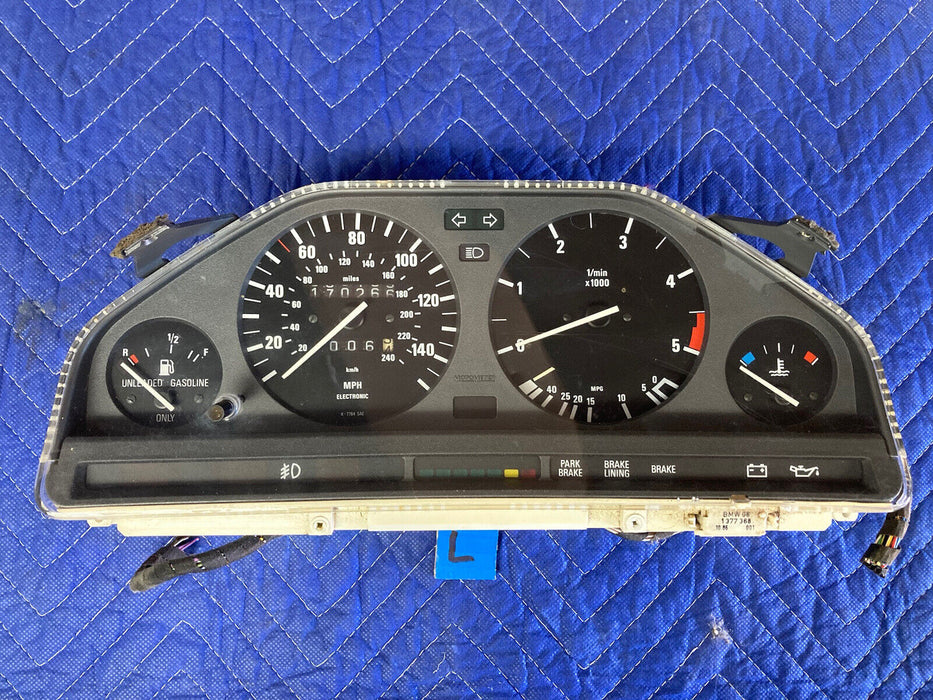 1982-1994 BMW E30 318i 325i Instrument Gauge Cluster Assembly MPH OEM #2473M