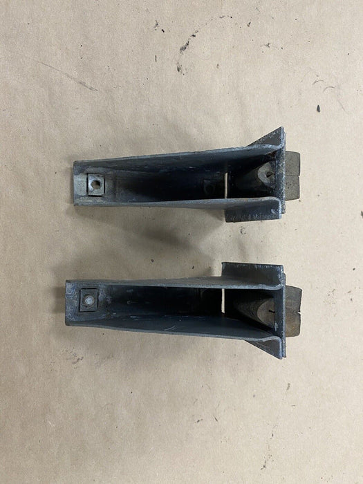 1955-1956 Chrysler Imperial Window Stop Catch Bumper Set of 4 Front Rear #2526E