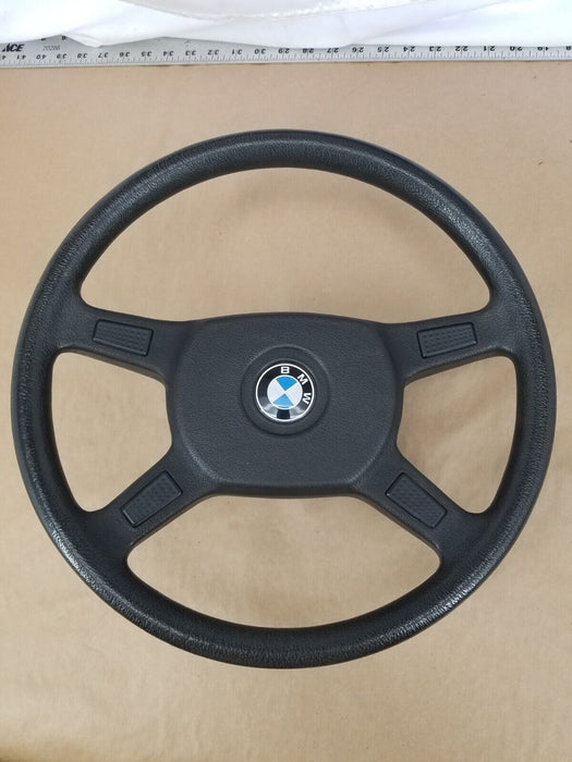 1984-93 BMW E30 318i 325i OEM STEERING WHEEL 4 FOUR SPOKE VINYL #476CN