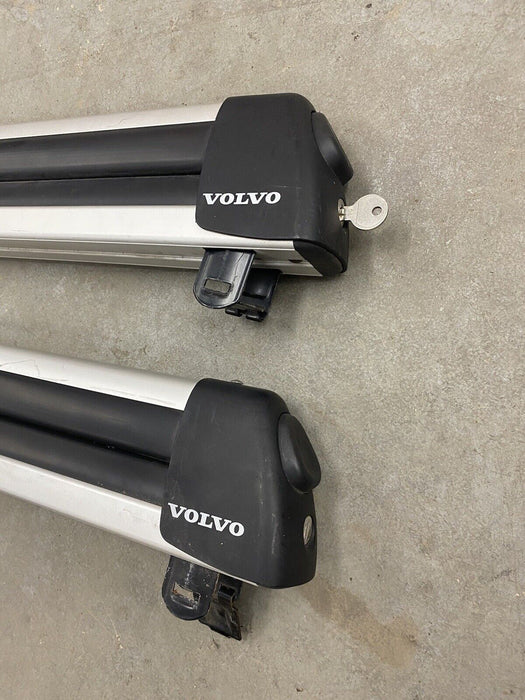 Volvo Ski & Snowboard Roof Rack Hold Down Clamps Pair w/Key! OEM #2744E