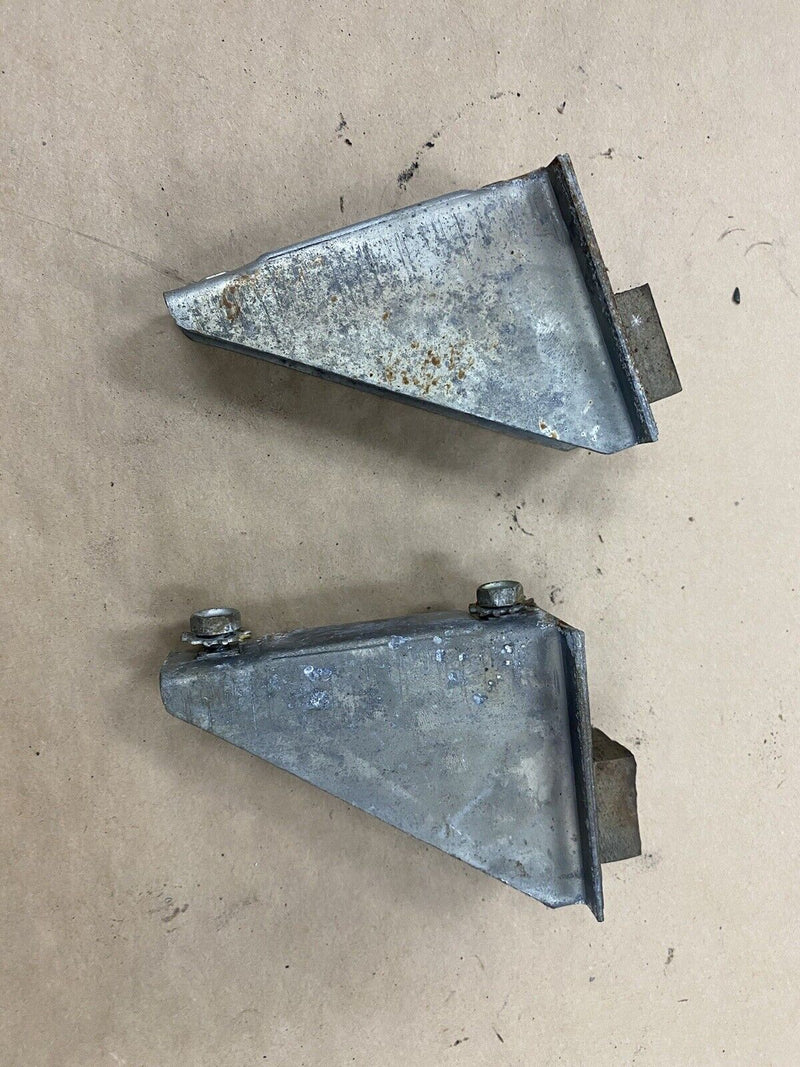 1955-1956 Chrysler Imperial Window Stop Catch Bumper Set of 4 Front Rear #2526E