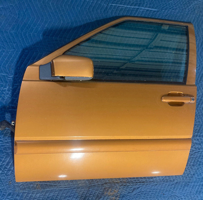 98-00 Volvo Left Drivers Side Front Door Saffron OEM V70 V70R S70 #228M