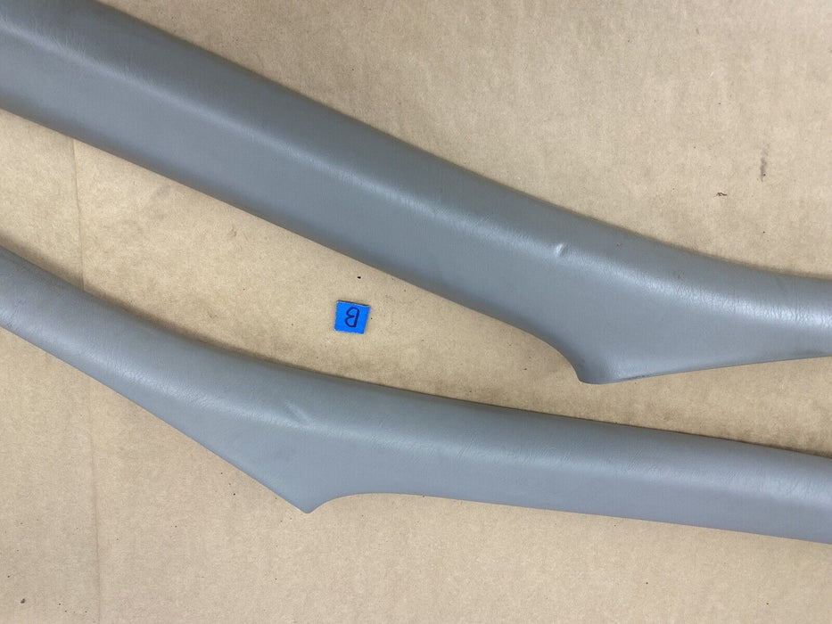 1997-2001 Lexus ES300 Left & Right A Pillar Trim Gray OEM Windshield #2334E