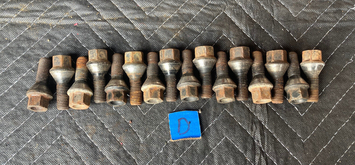 1982-1994 BMW E30 318i 325i Lug Bolts Nuts Lugs Wheel Factory  16 OEM #2285M