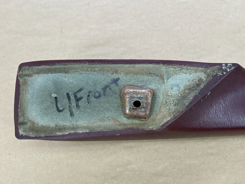 1979-1985 Mercedes 300SD W126 Set L/R Maroon Door Arm Rests 1269701001 OEM#277EM