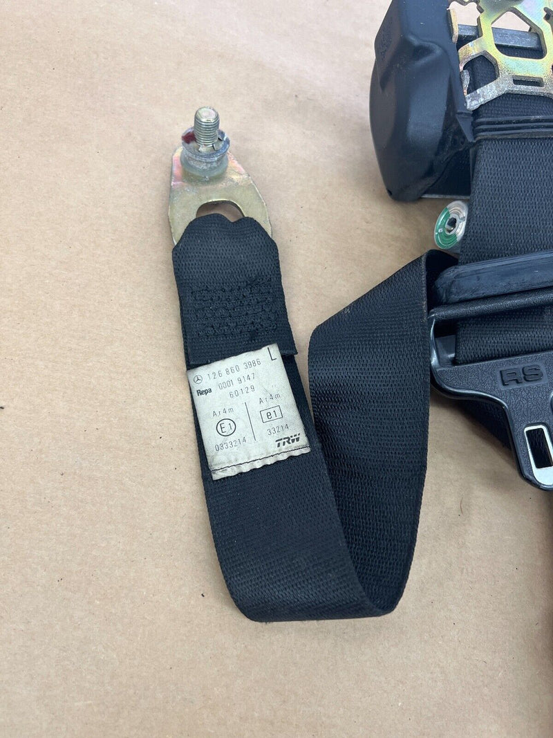 1979-1985 Mercedes 300SD W126 Front Left Driver Seatbelt 1268603986 OEM #295EM