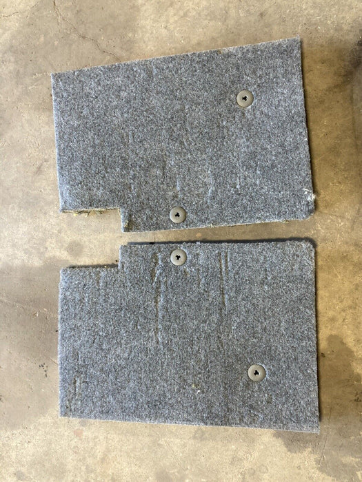 1986-1994 BMW 7 Series E32 Trunk Carpet Panels Set Of 2 Inserts OEM #1085M