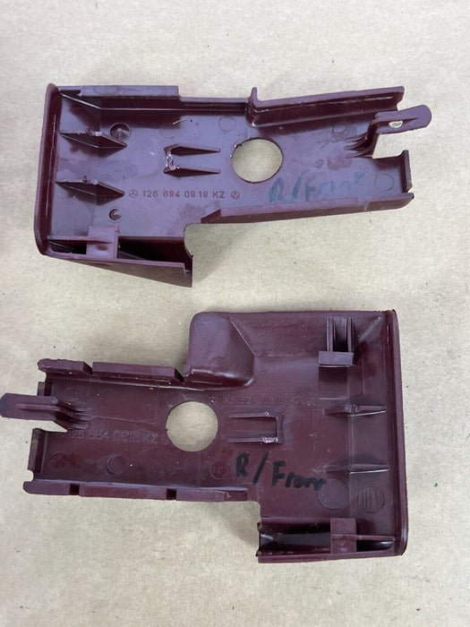 1979-1985 Mercedes 300SD W126 Maroon Set Lower Seat Trim 1266840818 OEM #268EM