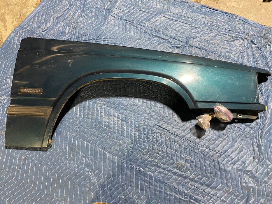 1990-1998 Volvo 940 900 Pass Right Fender Facelift Green Wagon Sedan OEM #1094E