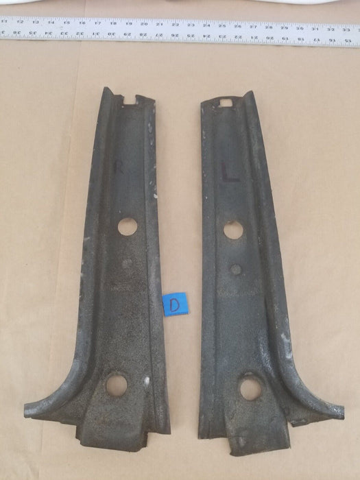 1984-93 BMW E30 318i 325i B PILLAR COVER TRIM FRONT L/R OEM #493CN