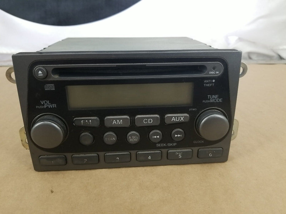 Honda Element AM FM CD Player PARTS Radio Receiver Console OEM w/VIN #504CNj